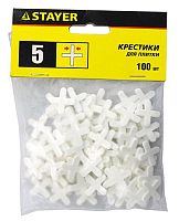 Крестики STAYER для кафеля, 5 мм, 100 штук